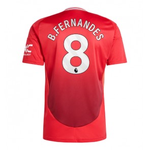 Billiga Manchester United Bruno Fernandes #8 Hemmatröja 2024-25 Kortärmad